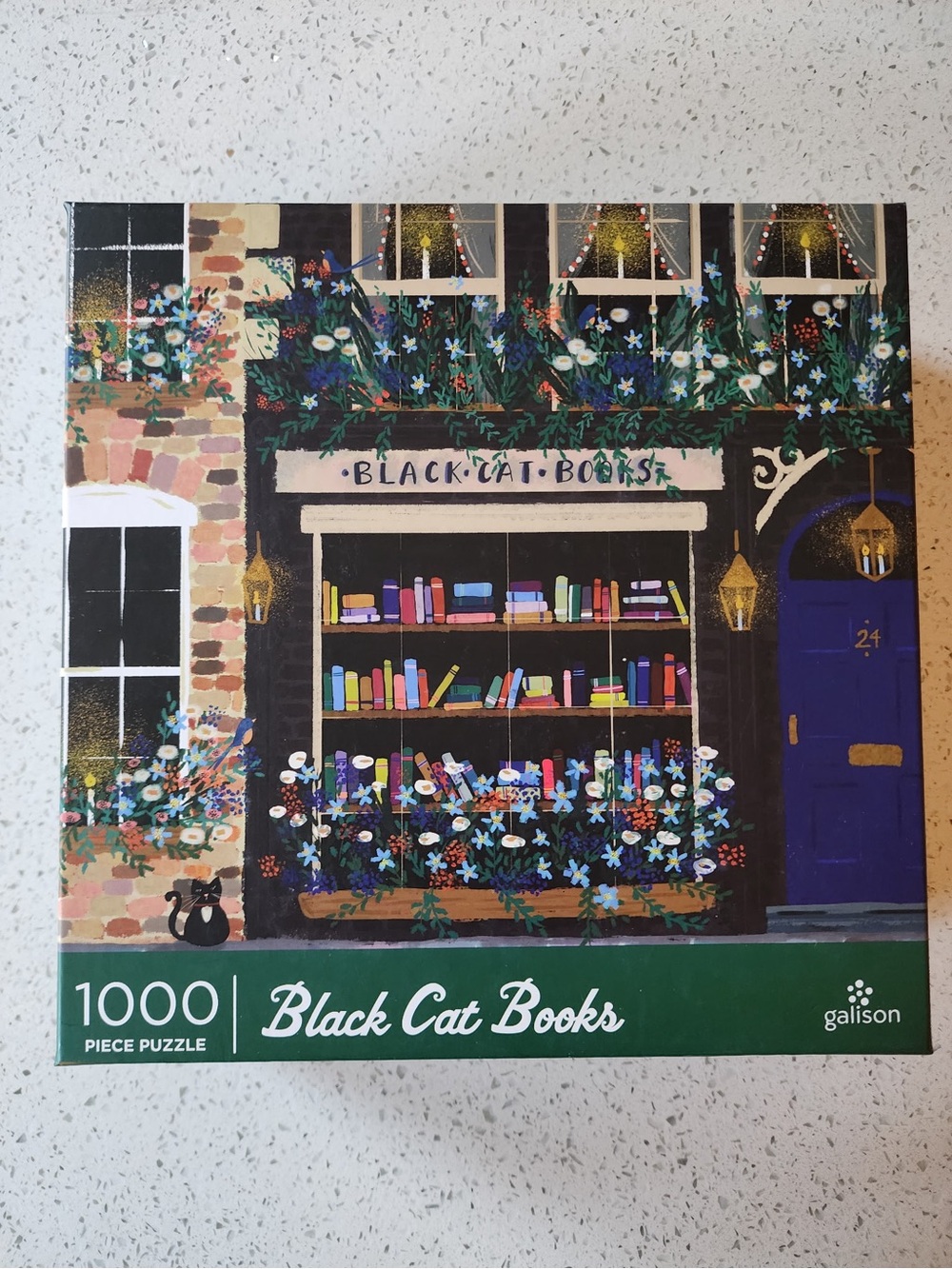 🧩 Galison Black Cat Books – 1000 Piece Puzzle
